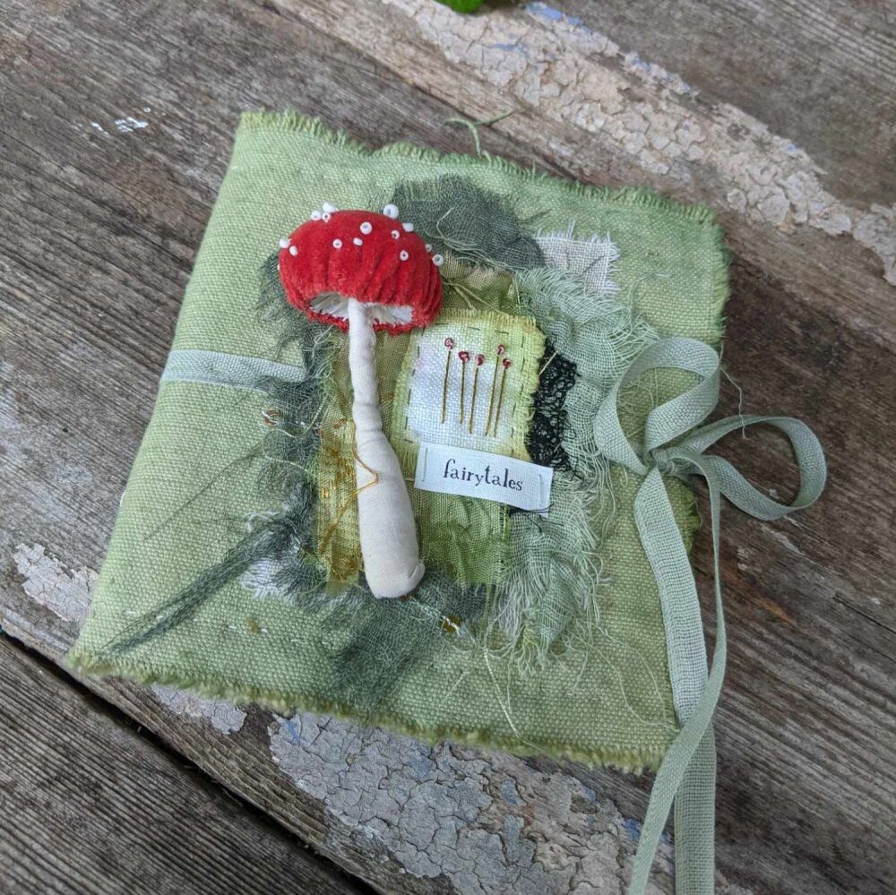 Textile Toadstool Needlebook B