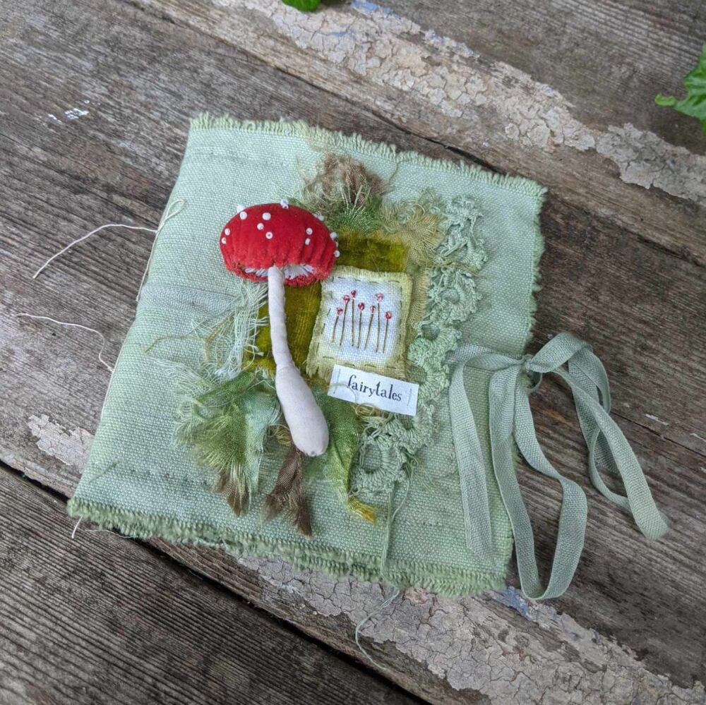 Textile Toadstool Needlebook C