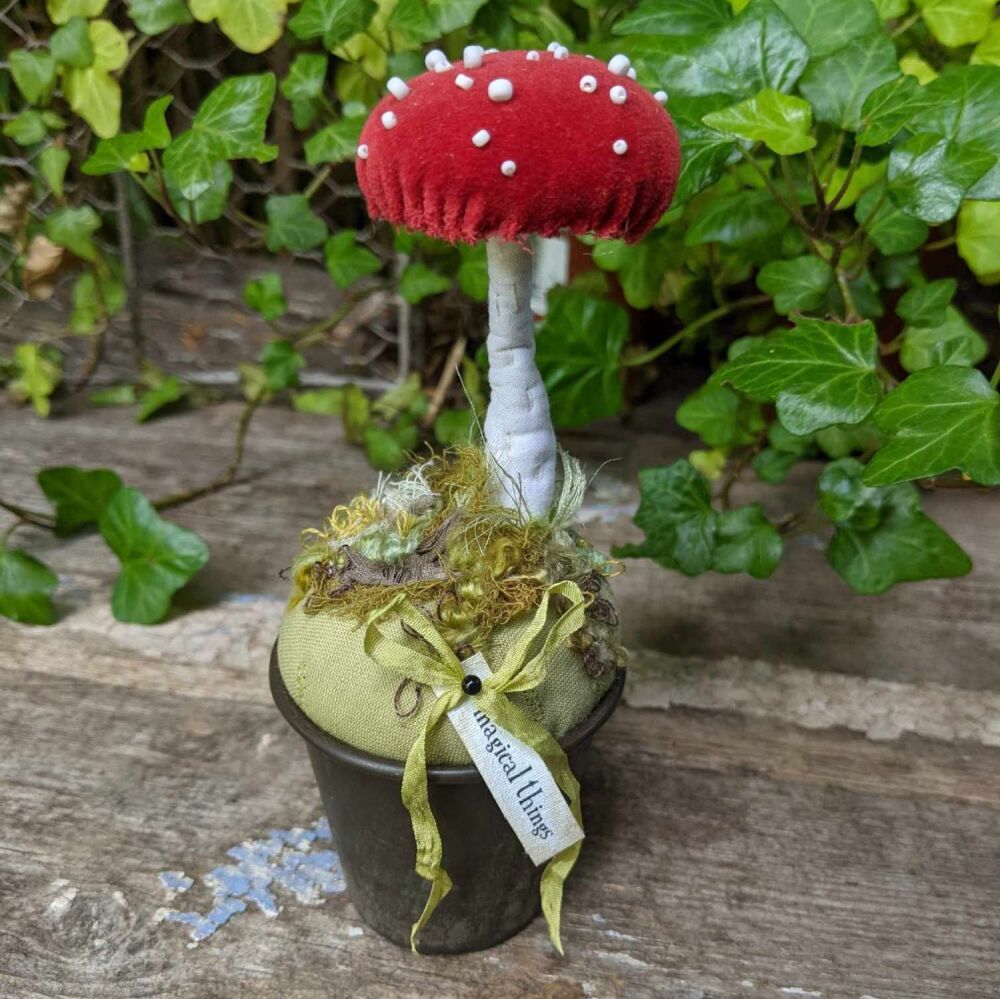Fly Agaric Pincushion/Decoration 11