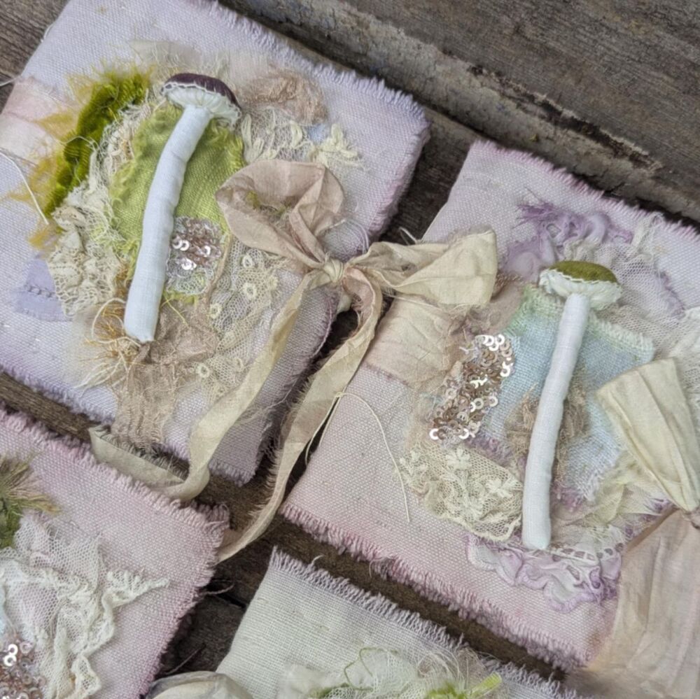 Toadstool Textile Needlebooks