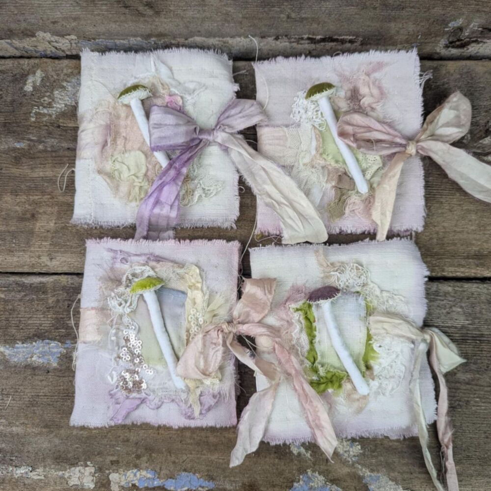 Toadstool Textile Needlebooks