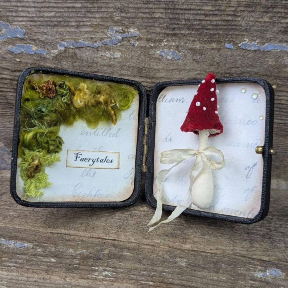 Velvet Fly Agaric in a Vintage Box