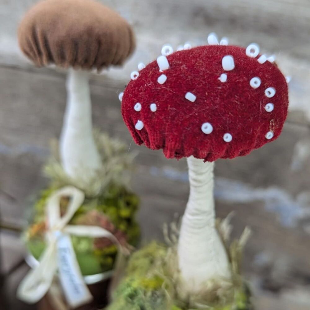 Fly Agaric Toadstool in Copper Measure