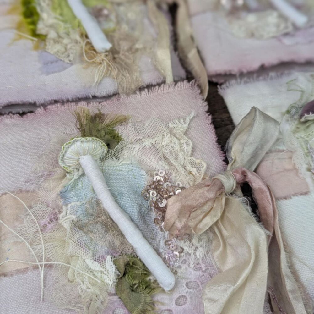 Textile Needlebook with Velvet Toadstool - Wednesday 1st or Saturday 4th April 2026