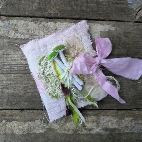 Textile Toadstool Needlebook