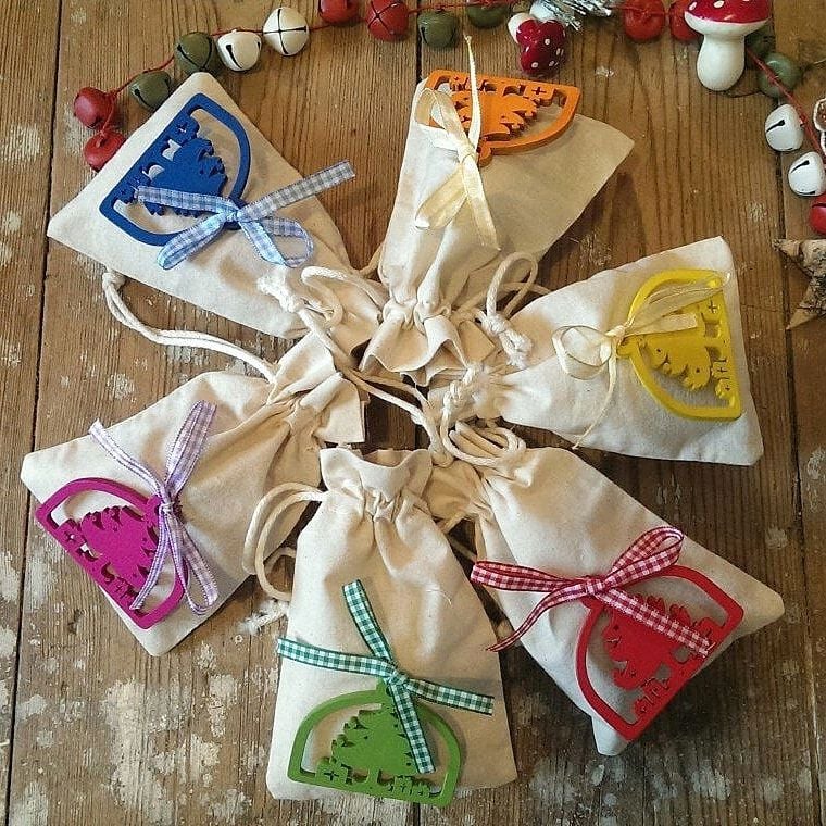 Mini Christmas Gift Bag - 6 colours