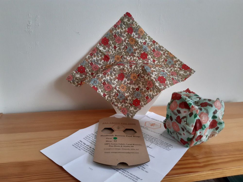 25cm square food wrap