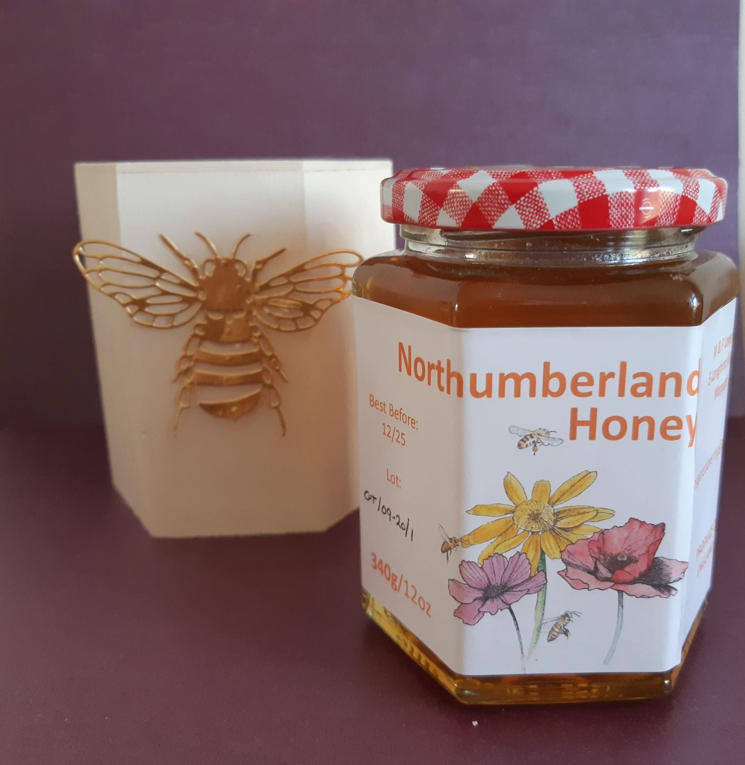 340g (12 oz) Jar of Honey