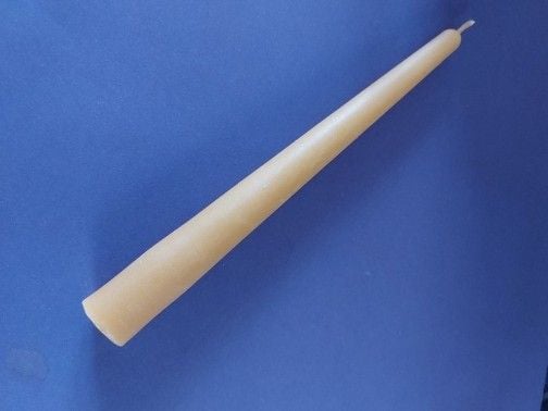 Large Plain Taper Candle