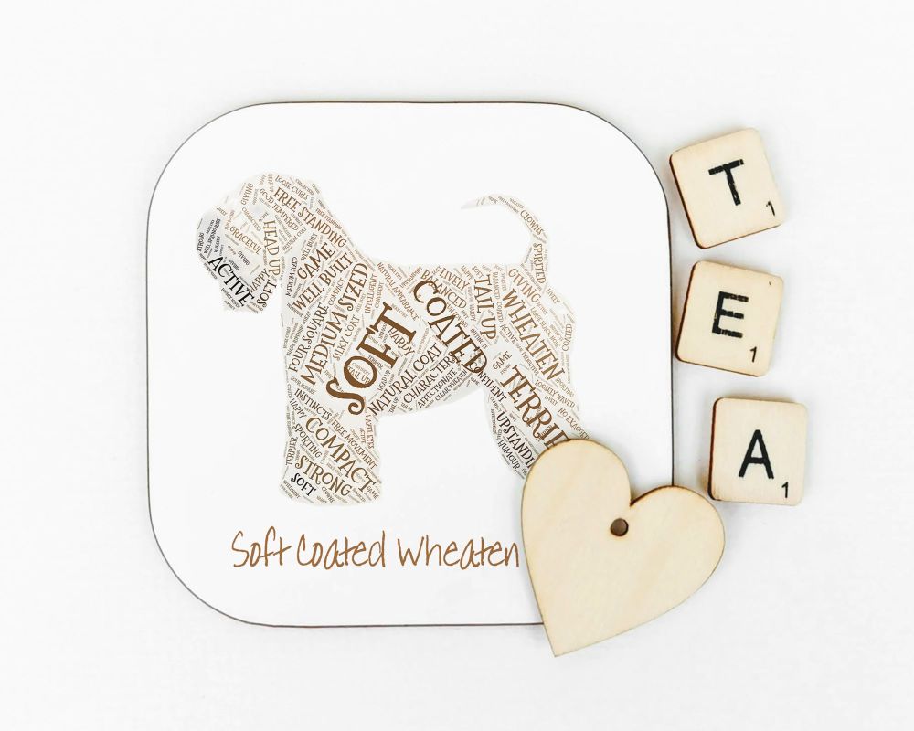 Soft Coated Wheaten Terrier Coaster