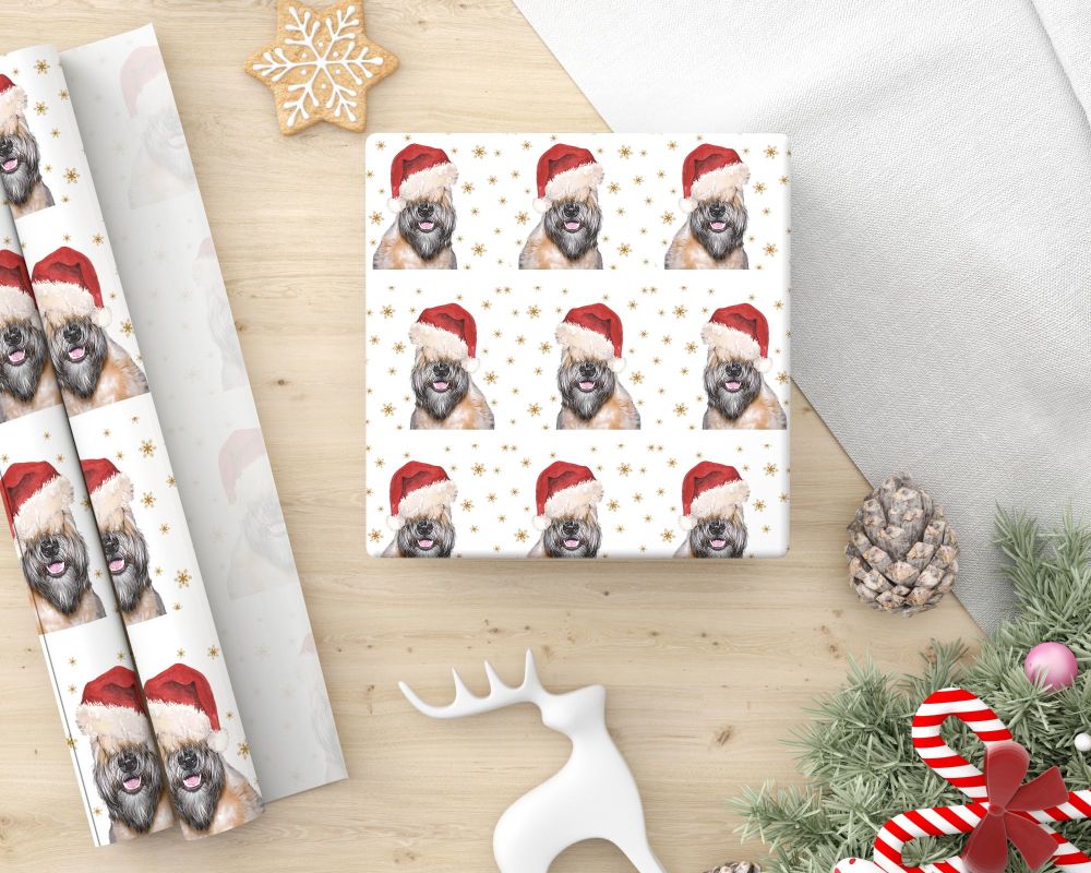 Soft Coated Wheaten Terrier Christmas Gift Paper