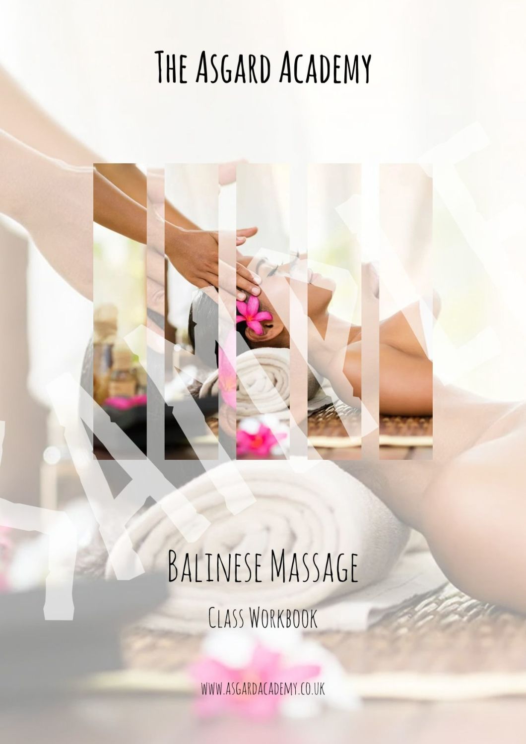 Balinese Massage - Printed Workbook