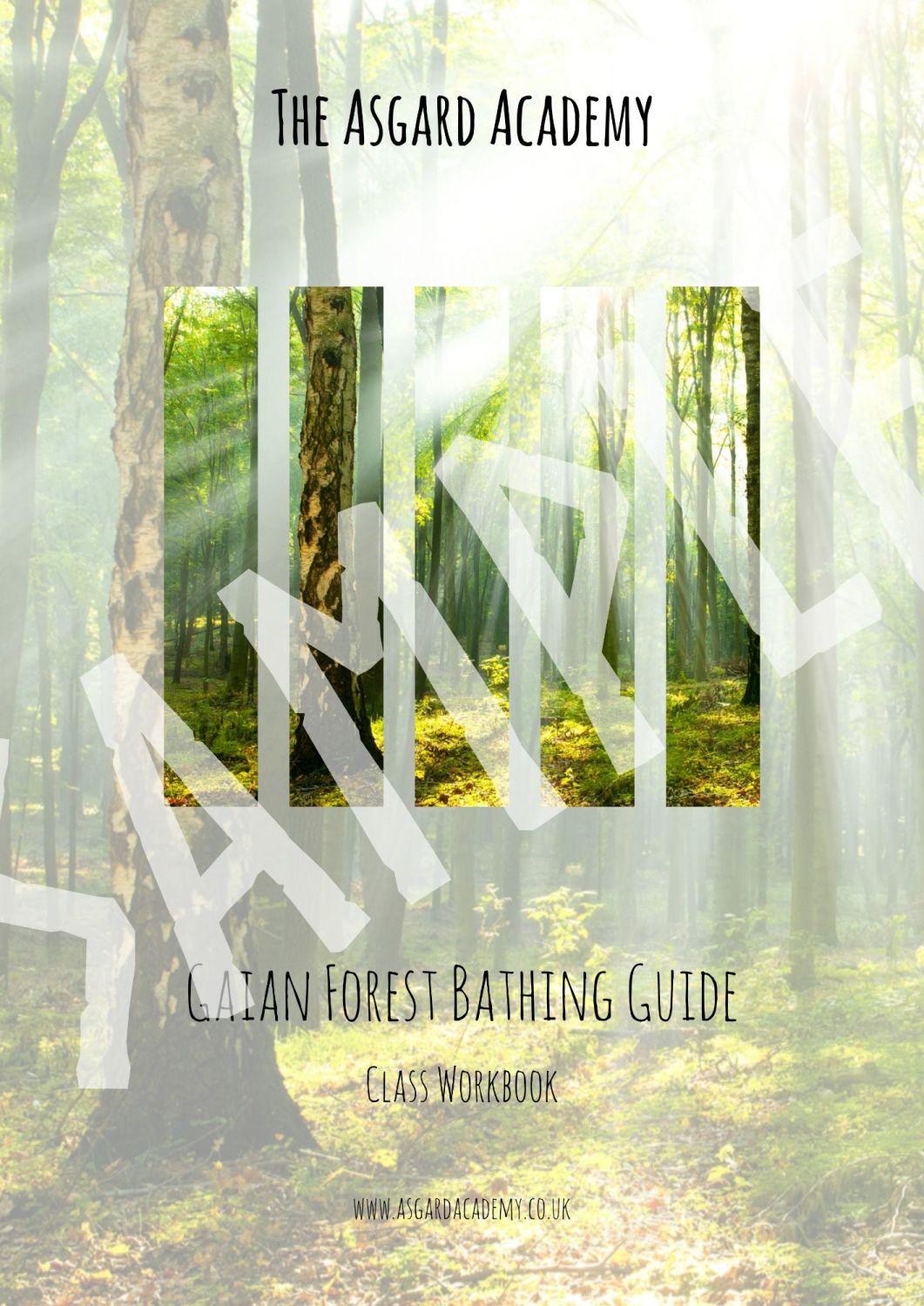 Gaian Forest Bathing Guide - Printed Workbook