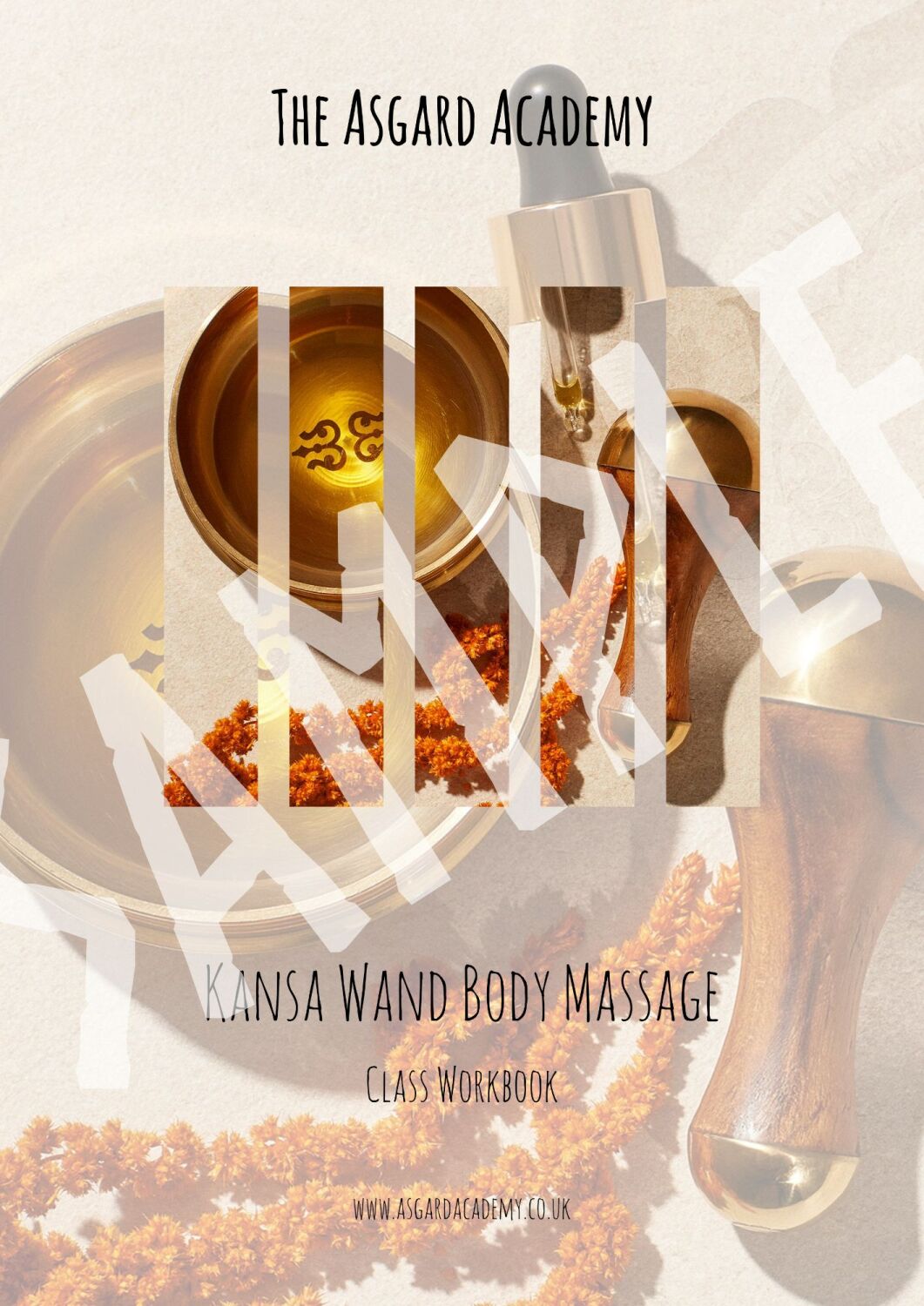 Kansa Wand Body Massage - Printed Workbook