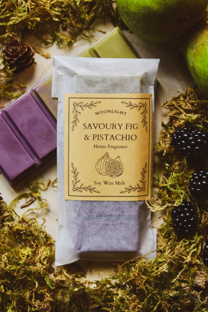 Savoury Fig & Pistachio - Scented Wax Melt Bar