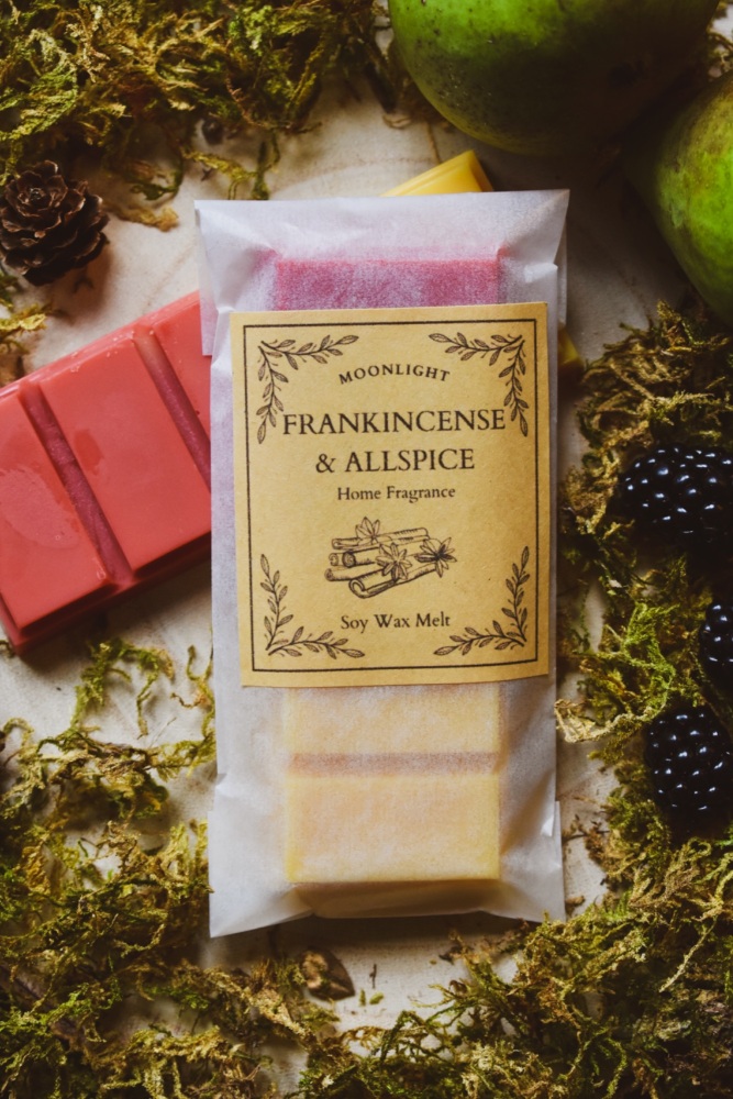 Frankincense & Allspice - Scented Wax Melt Bar