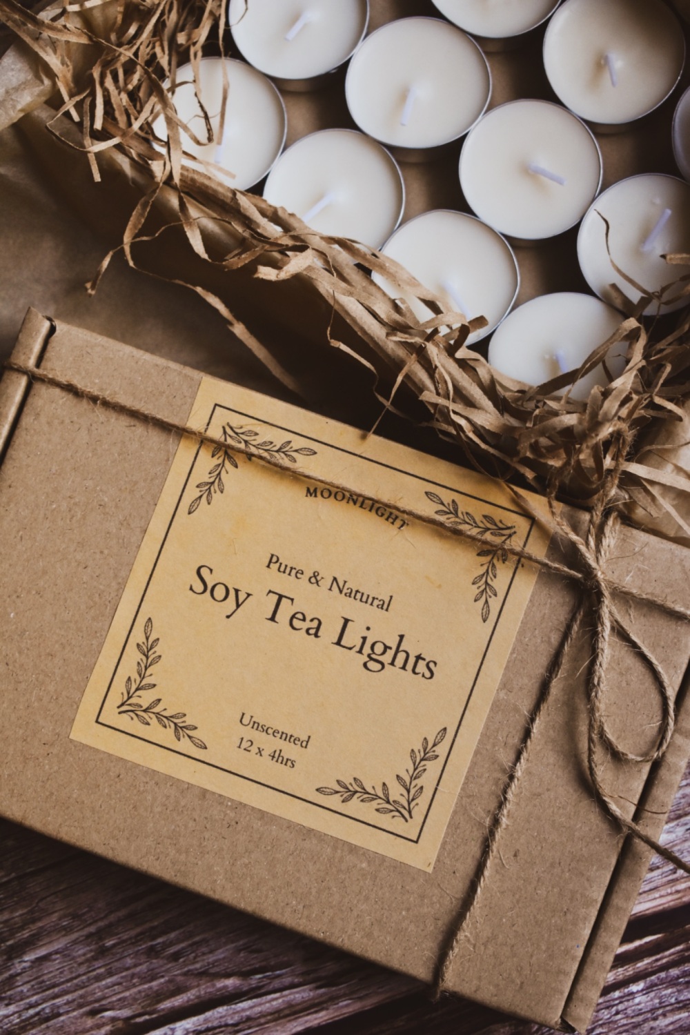 Unscented Soy Tea lights