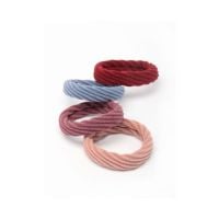 Pack of 4 Textured Jersey Hair Ties