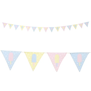 Transomnia Gifts | Ice Lolly Pennant Fabric Bunting
