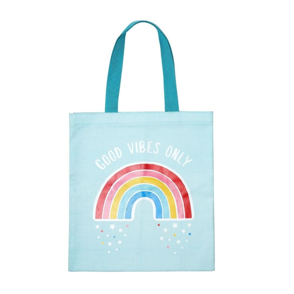 Sass & Belle Rainbow Tote Shopping Bag