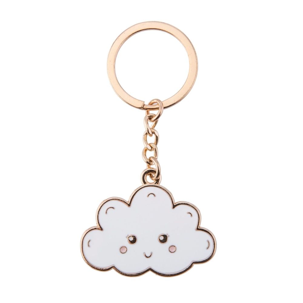 Happy Cloud Keyring | Sass & Belle
