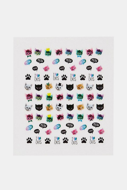 NPW Gifts | Cat Stick On Nail Art Stickers