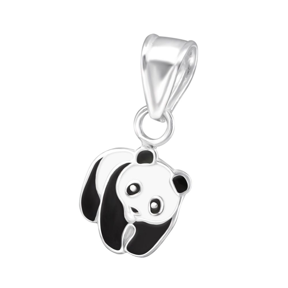 Children's Panda 925 Sterling Silver Pendant
