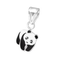Children's Panda 925 Sterling Silver Pendant Charm