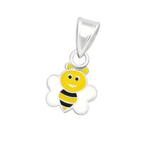 Children's Bumblebee 925 Sterling Silver Pendant Charm