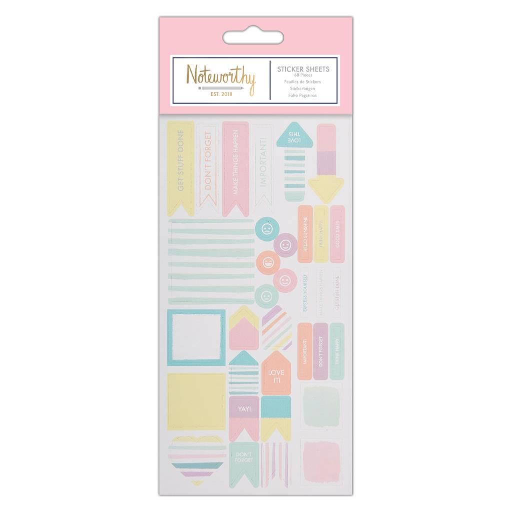 Pastel Sticker Sheet | Noteworthy