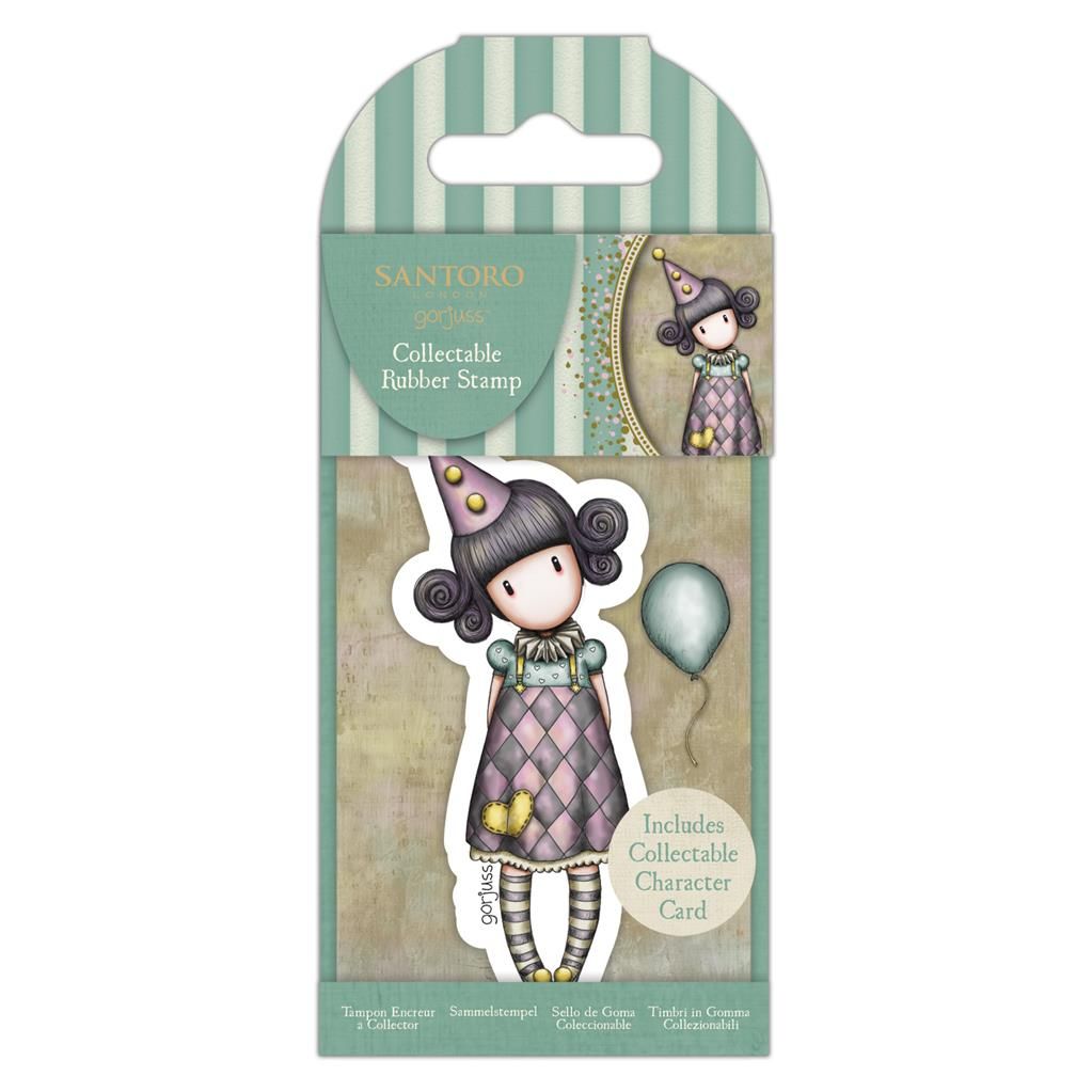 Santoro London Collectable Rubber Stamp - Pierrot