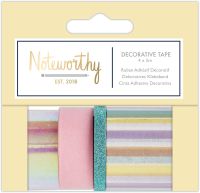 Noteworthy Decorative Pastel Washi Tape  