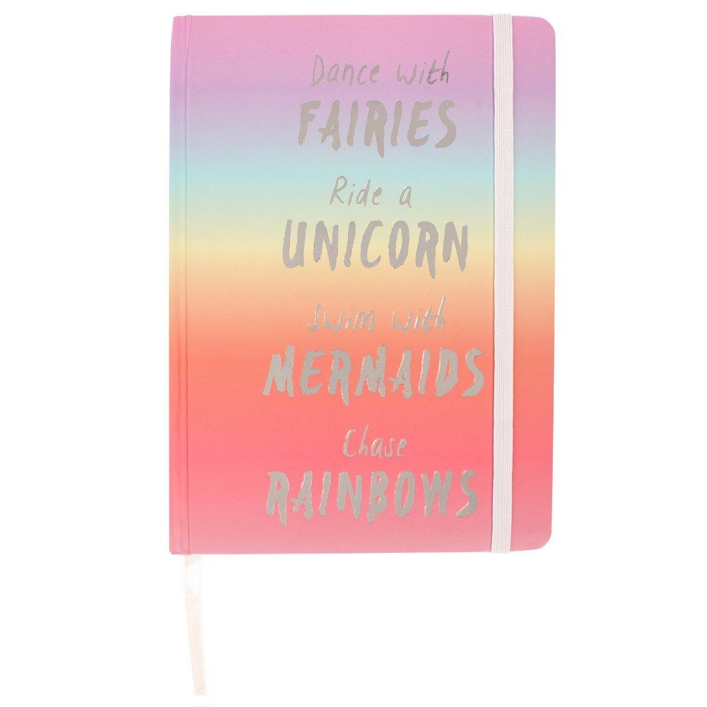 Girls Ombre Rainbow A5 Notebook Journal