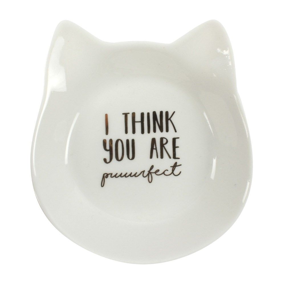 I Think You Are Purrrfect - Cat Ceramic Trinket Dish
