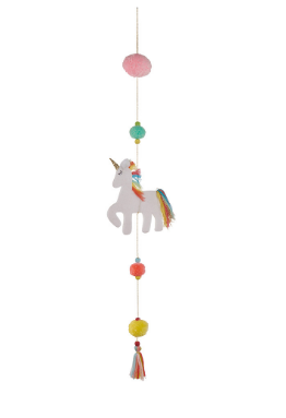 Pom Pom Hanging String: Unicorn 