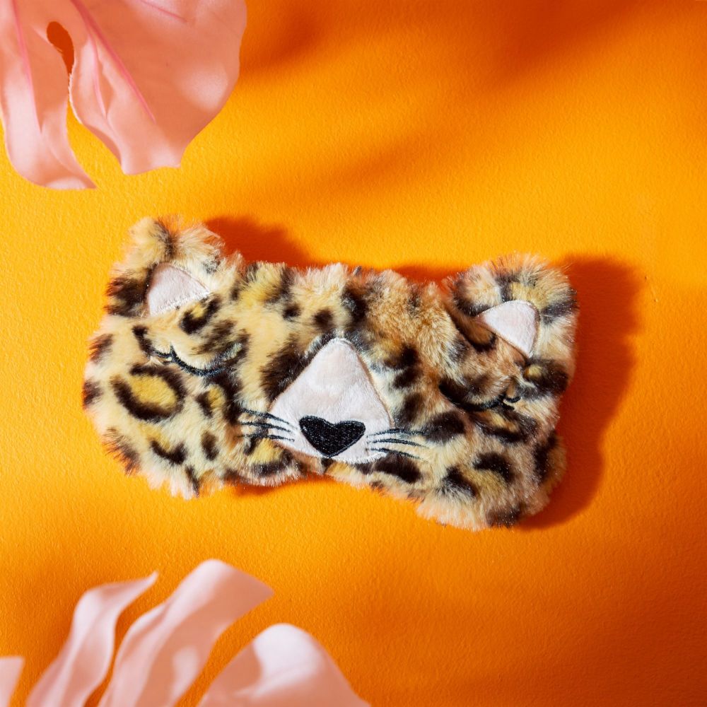 Sass & Belle | Leopard Plush Sleep Mask