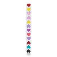 Love Heart Patterned Nail File 
