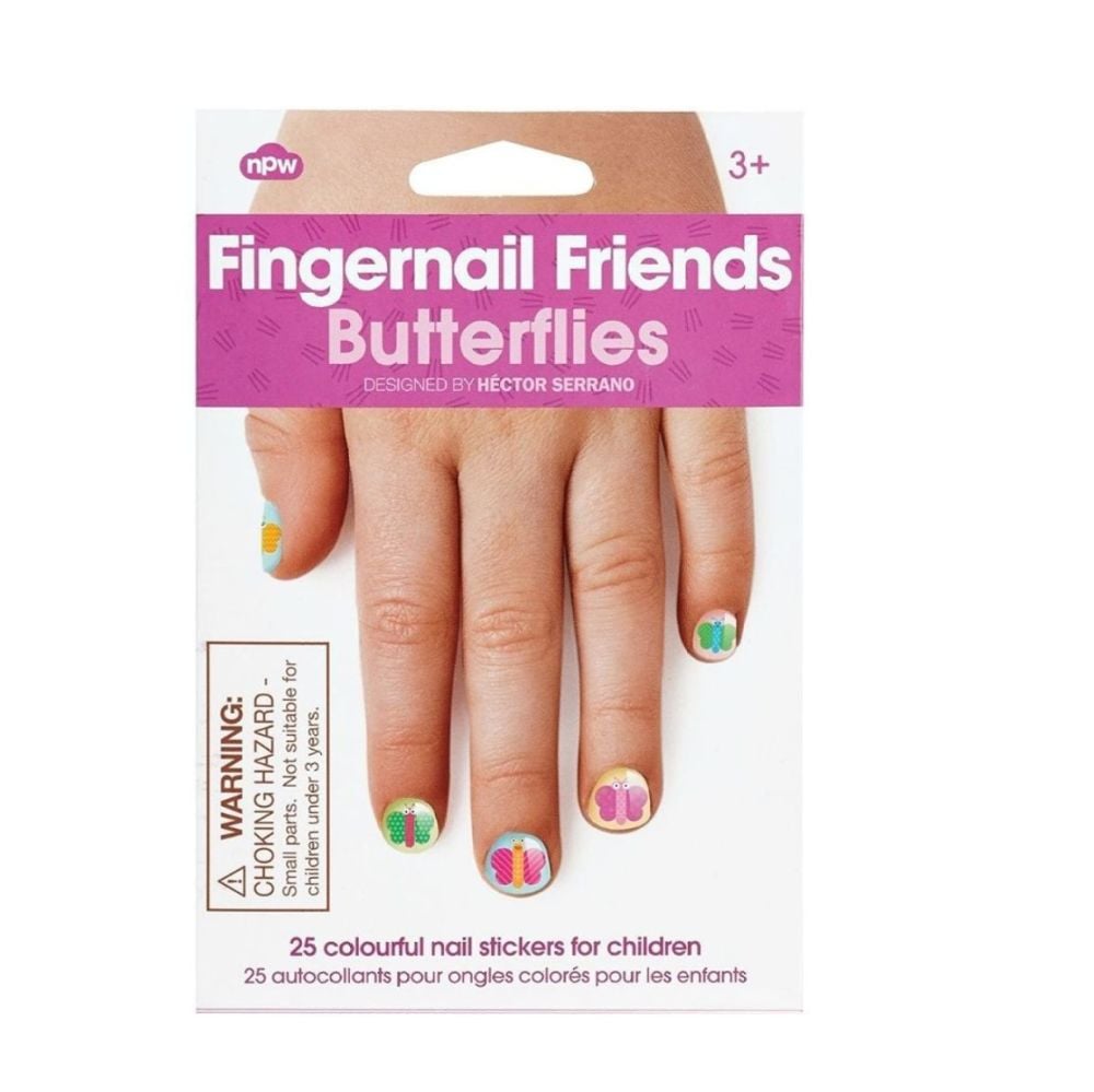 Kids Nail Art Stickers - Butterfly | Fingernail Friends