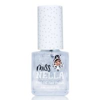 Miss Nella | Girls Non Toxic Peelable Nail Polish - Confetti Clouds (4ml) (Glitter)