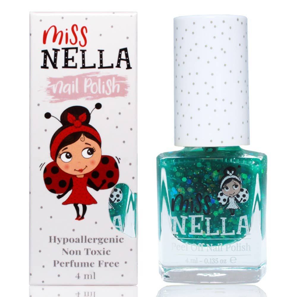 Miss Nella | Kids Peel Off Nail Polish - Field Trips (4ml) (Glitter)