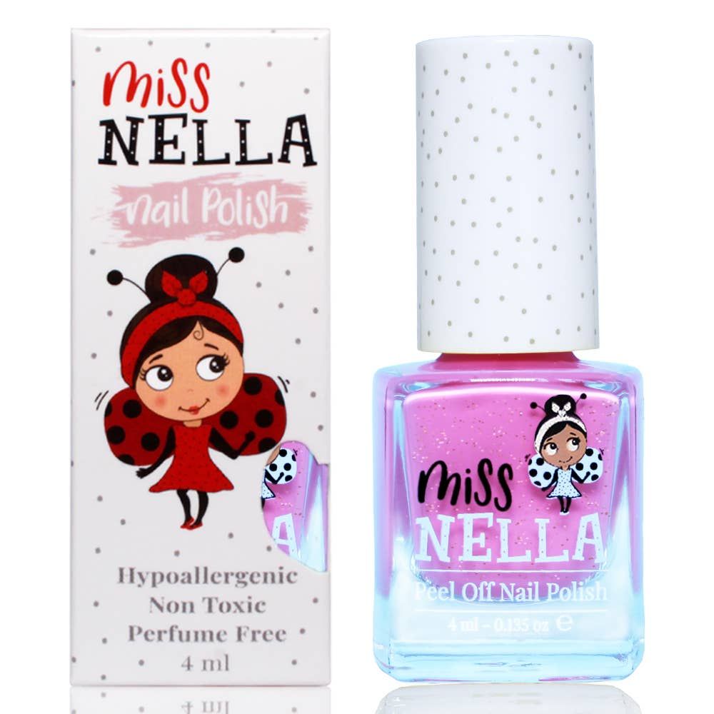 Miss Nella | Kids Peel Off Nail Polish - Blueberry Smoothie (4ml)