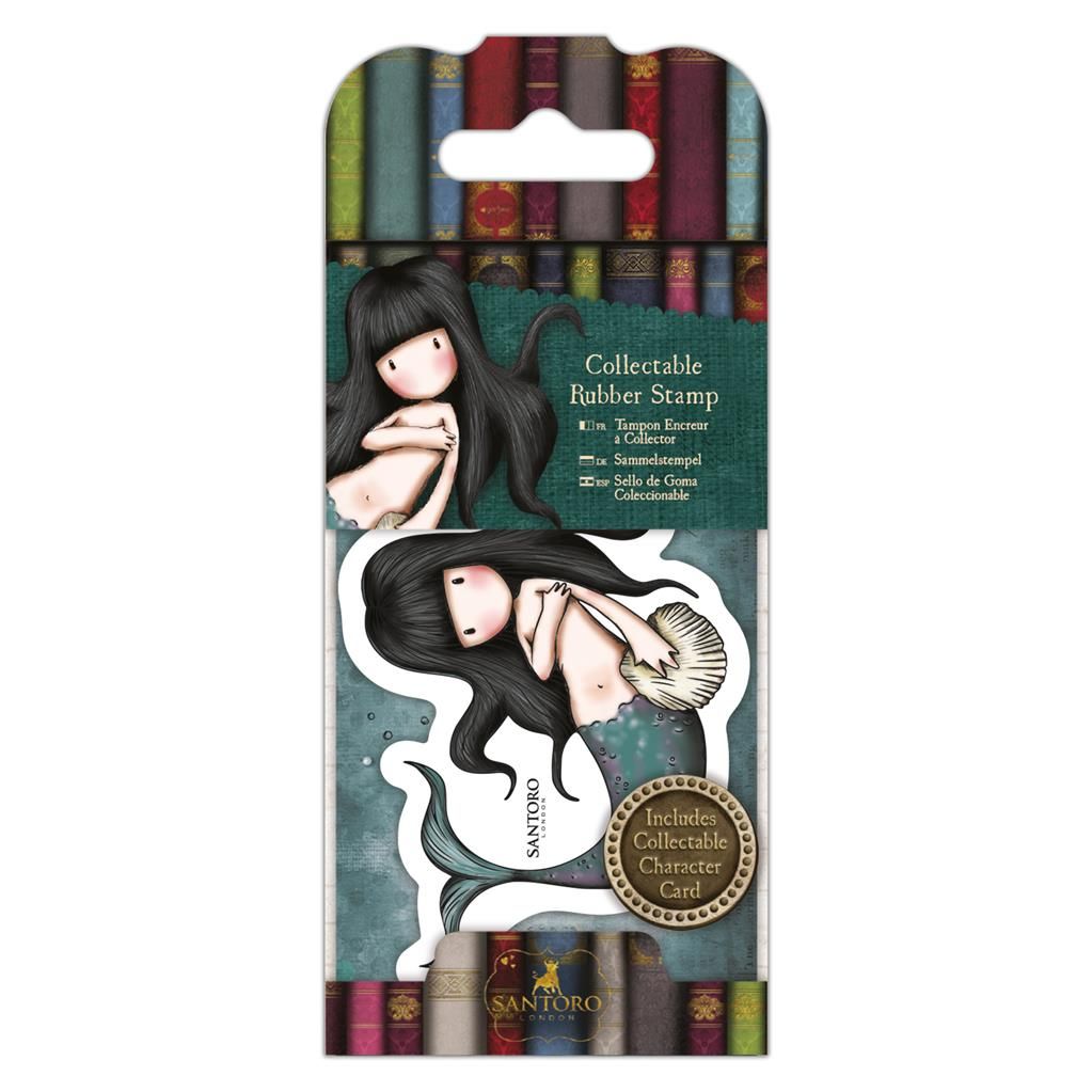 Santoro London | Gorjuss Dolls Collectable Rubber Stamp - No 31. Awashed