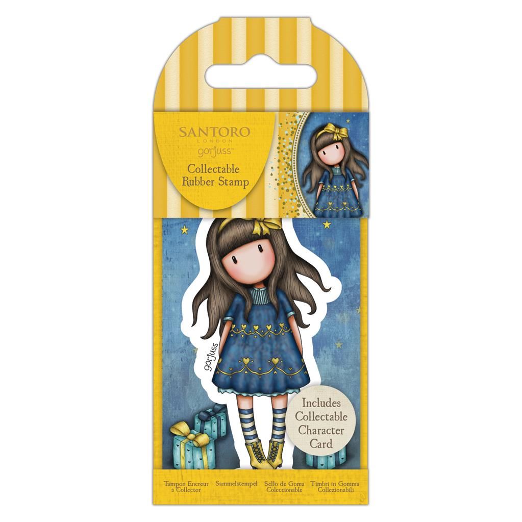 Santoro London | Gorjuss Dolls Collectable Rubber Stamp - No 70. Just Because