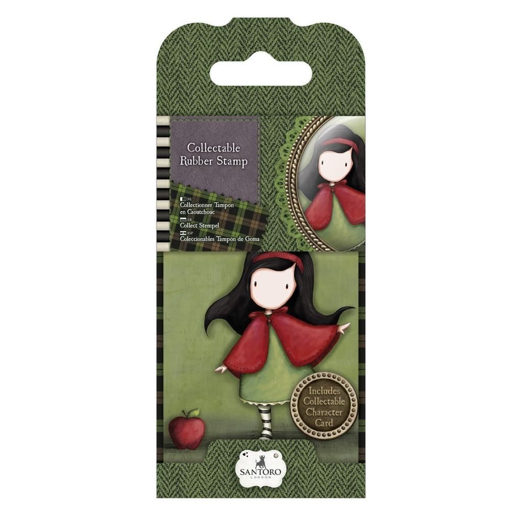 Gorjuss Collectable Rubber Stamp - Little Red