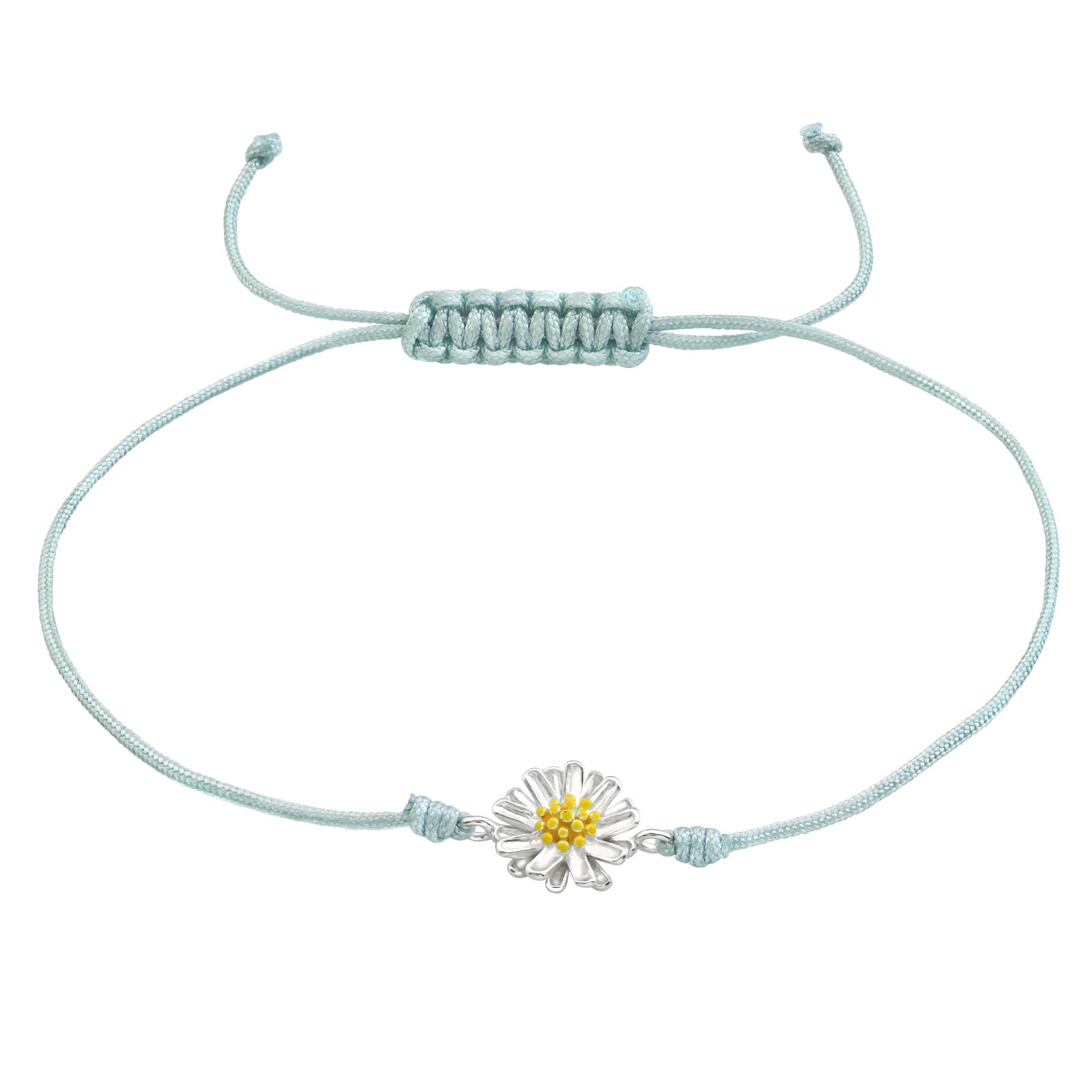 Children's Daisy Charm Cord Bracelet