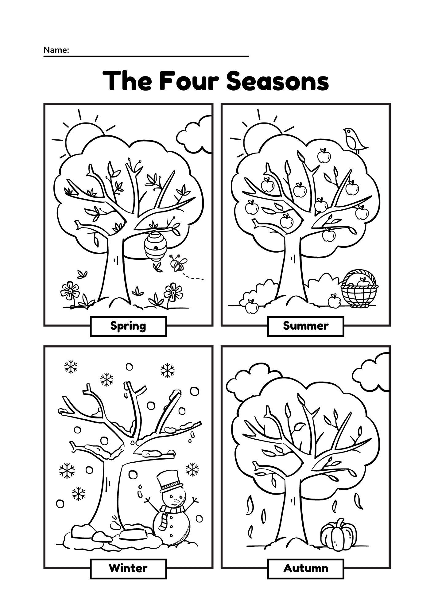 Free Printable Worksheets For Kids | Sugarplum Moon