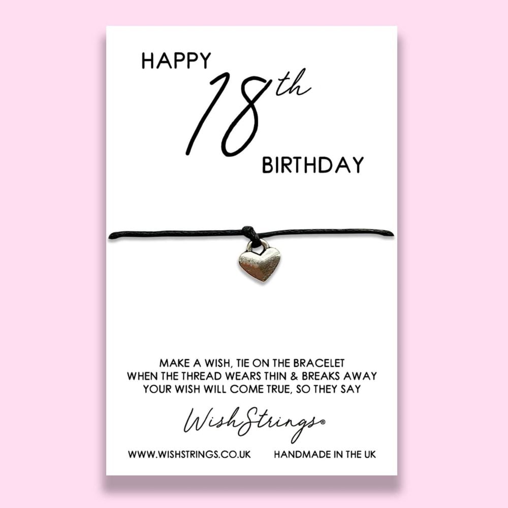 18th Birthday - Wishstrings Wish Bracelet