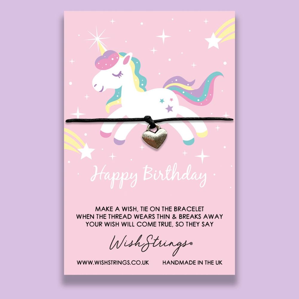 Birthday Unicorn - Wishstrings Wish Bracelet