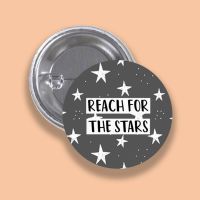 Wishstrings | "Reach For The Stars" Star Button Badge