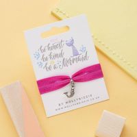 Be Honest, Be Kind, Be a Mermaid - Stretch Bracelet | by Molly & Izzie